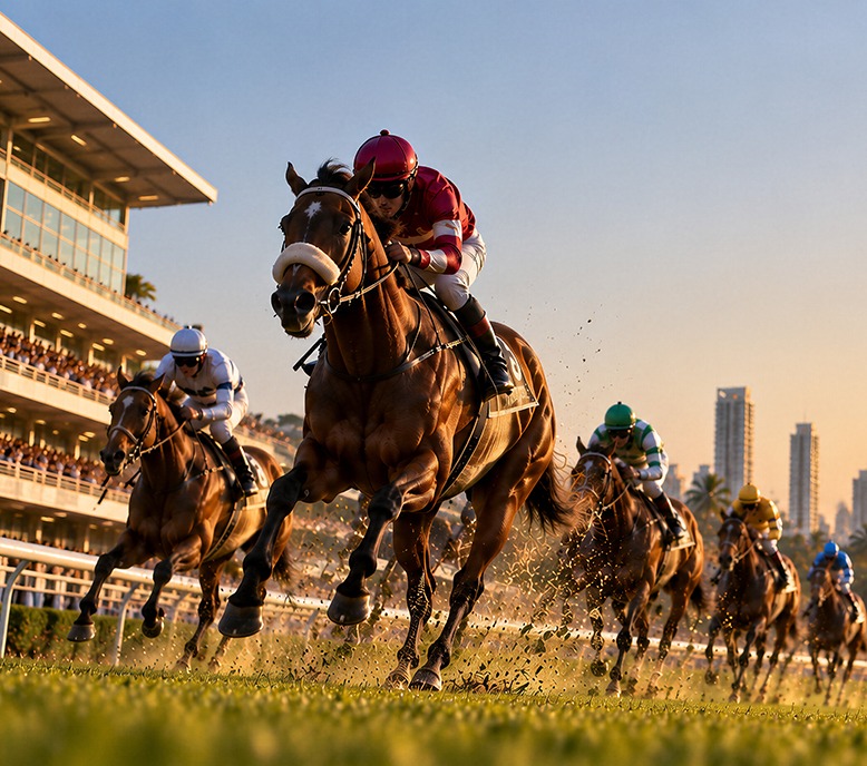 Racecourse at your feet